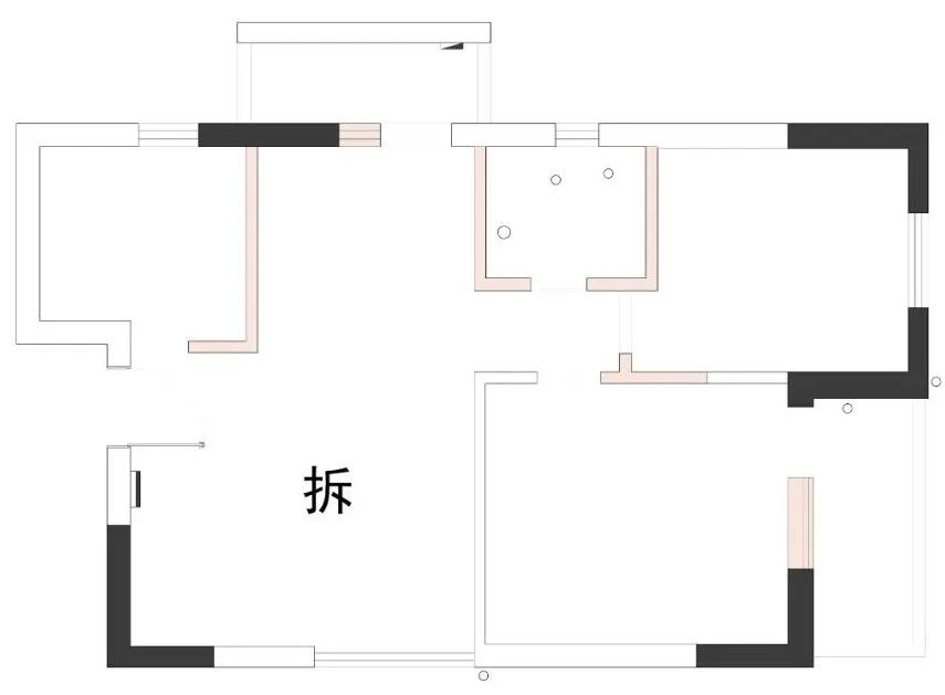 70平小户型装修实例（精致的装修方案分享）-2