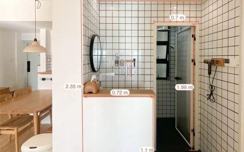 3平方卫生间装修实例（面积小的厕所能做干湿分离吗）