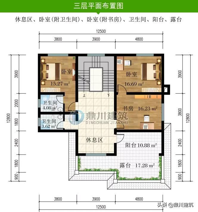 别墅室内装修实景图（复式旋转楼梯别墅装修效果图）-5