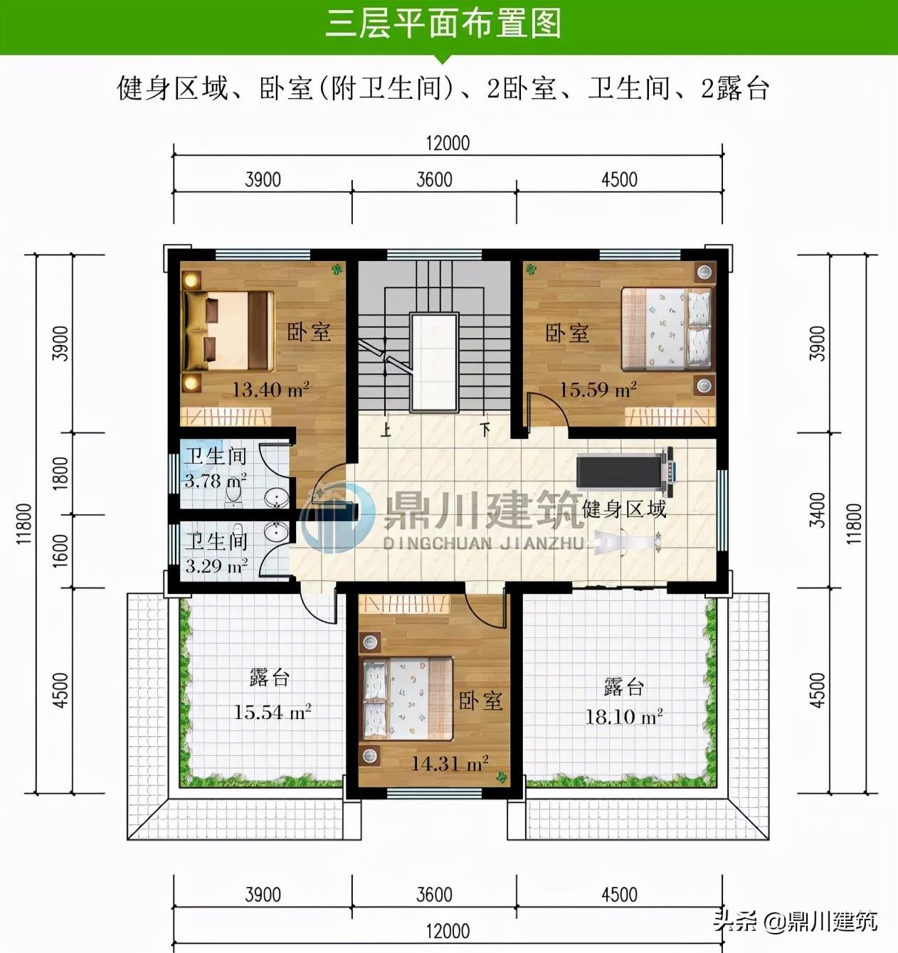 别墅室内装修实景图（复式旋转楼梯别墅装修效果图）-1