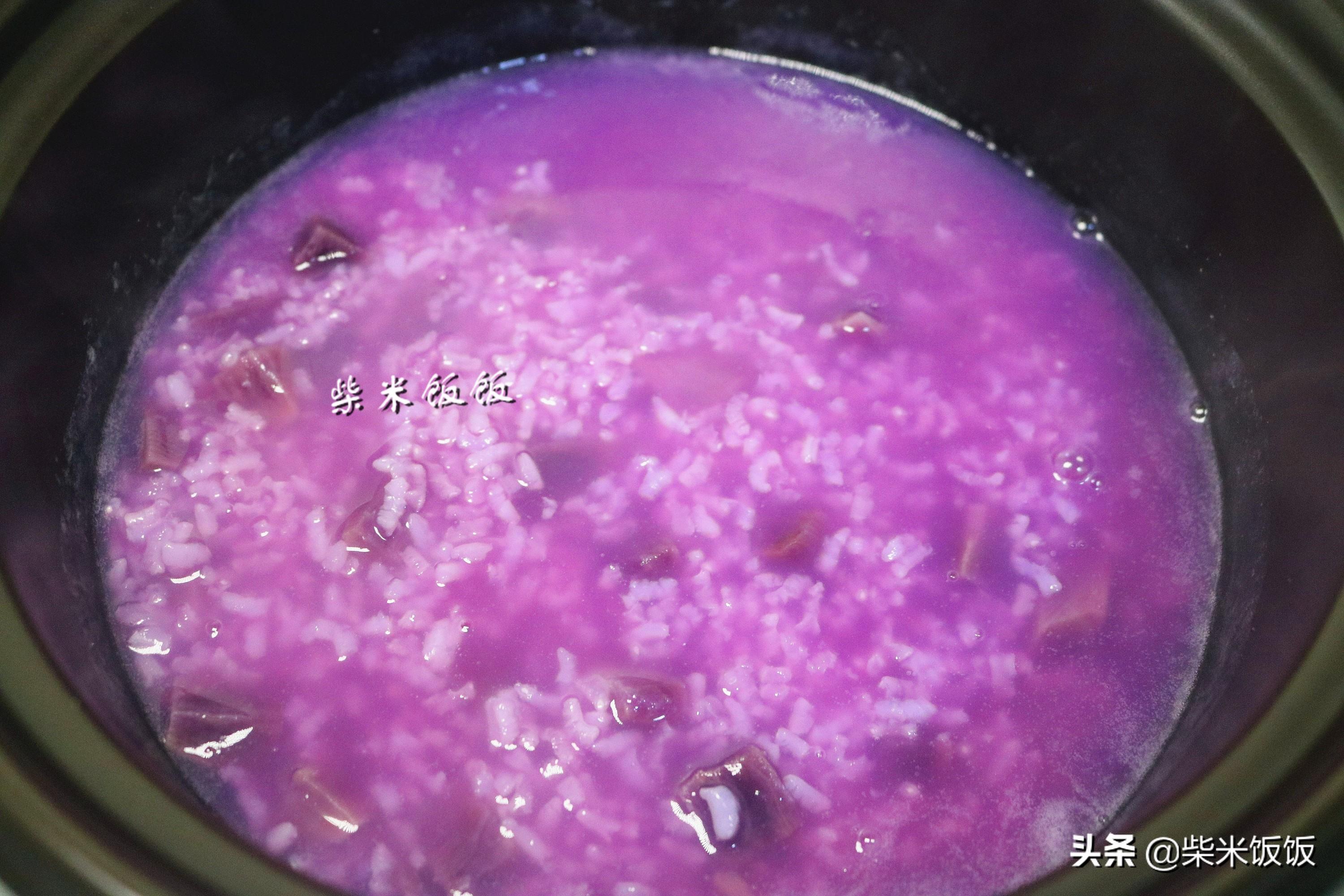 紫薯粥怎么煮才能紫色（紫薯粥怎么煮才能紫色窍门）-8