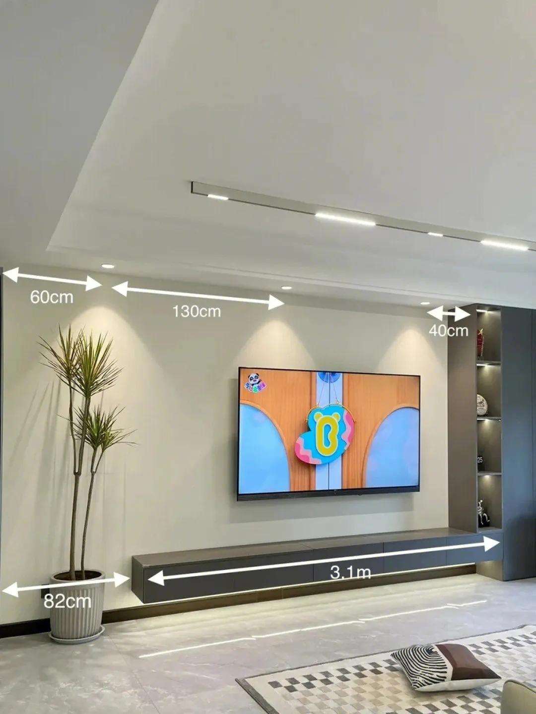 客厅装修背景墙设计（电视背景墙设计案例）-30