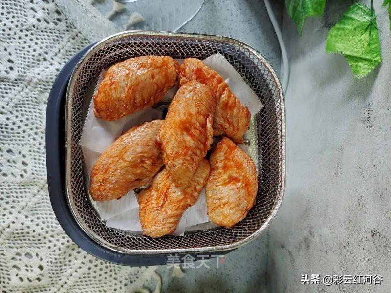空气炸锅奥尔良烤鸡翅的腌制方法和配料-3