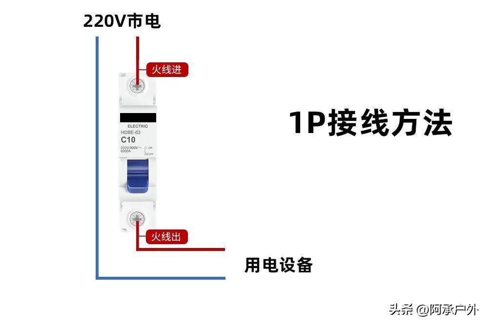 空气开关的安装和接线方法 220伏空开接线方法-2