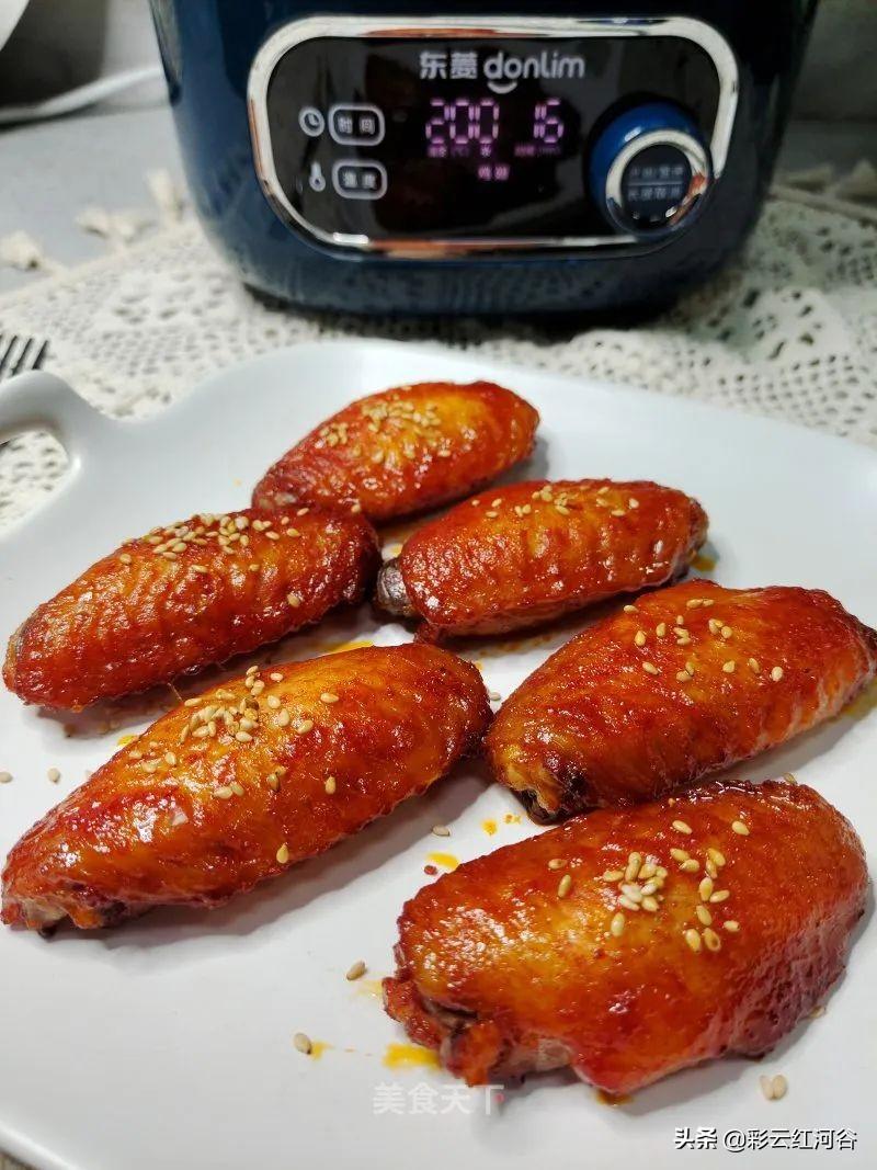 空气炸锅奥尔良烤鸡翅的腌制方法和配料-1