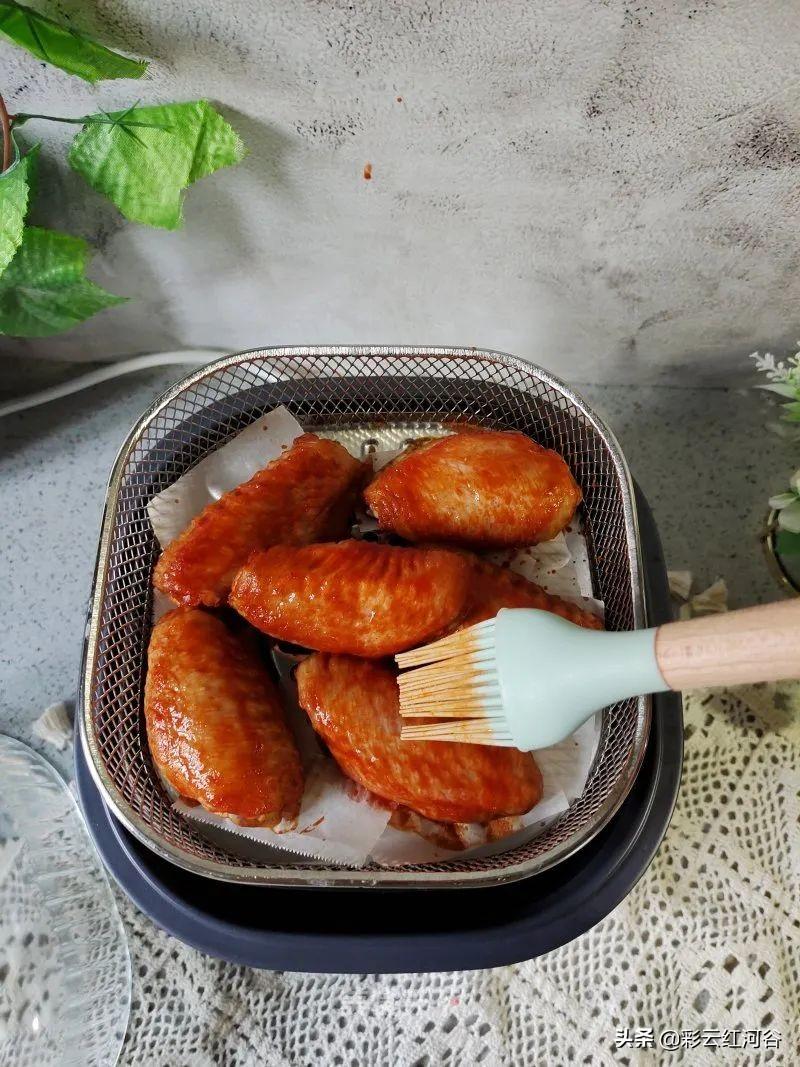 空气炸锅奥尔良烤鸡翅的腌制方法和配料-5