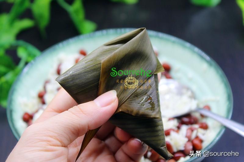 赤豆粽的做法和包法窍门（红豆粽子的配料分享）-7