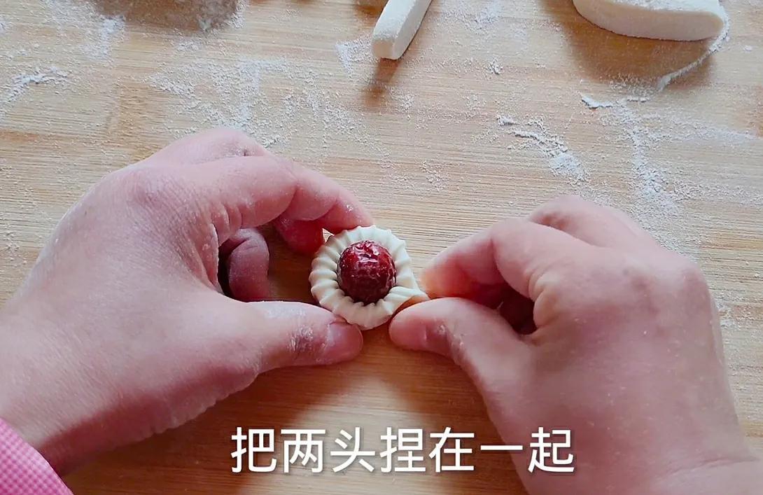 蒸枣花糕的简单做法-7