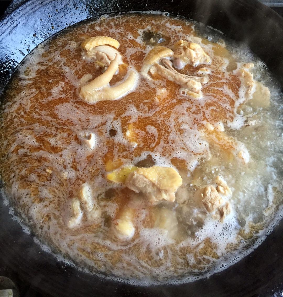 麻油鸡汤的做法，香菇麻油鸡的做法大全-4