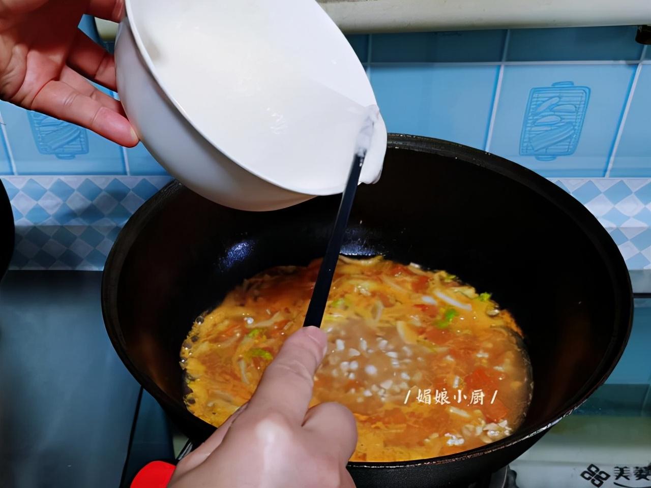 疙瘩汤的做法家常做法_用筷子做的面疙瘩-9