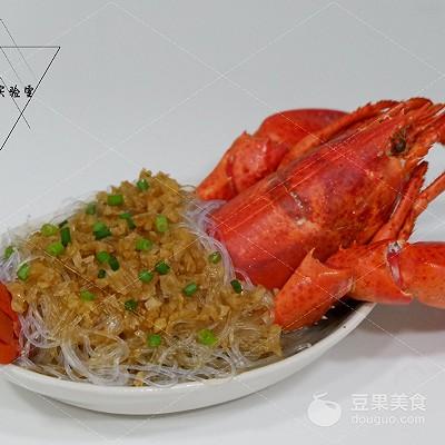 蒜蓉小龙虾配菜放什么好，蒜蓉粉丝蒸青龙虾的做法-9