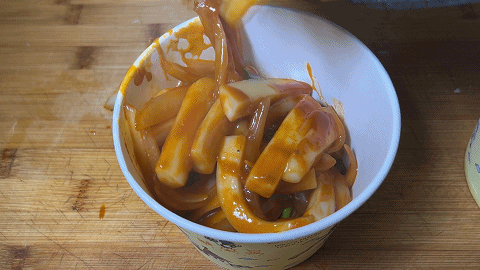 韩式炒年糕酱汁怎么调，韩式番茄酱炒年糕的做法-15