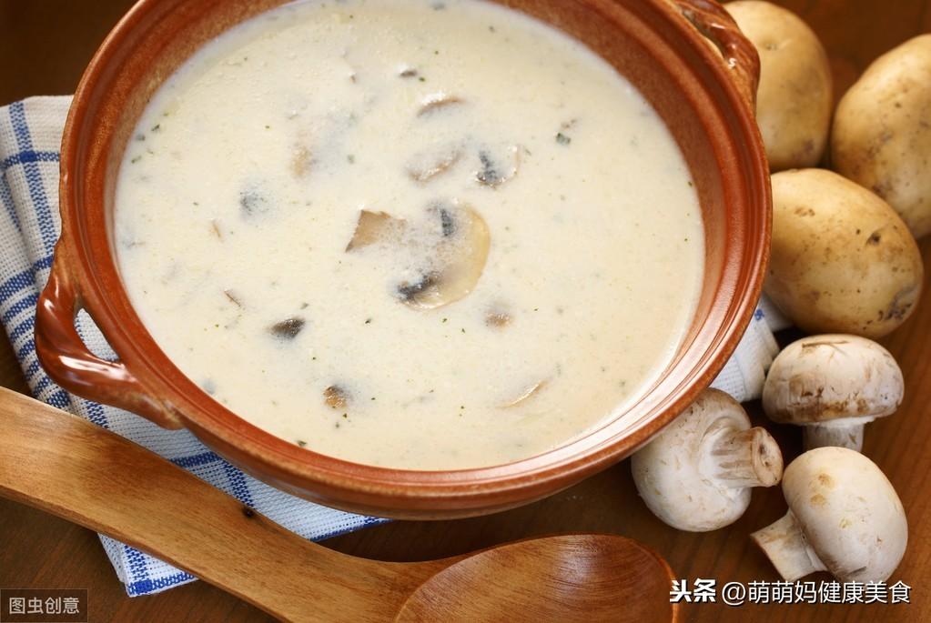 奶油蘑菇汤西餐的做法_吃牛排配什么汤最好-1