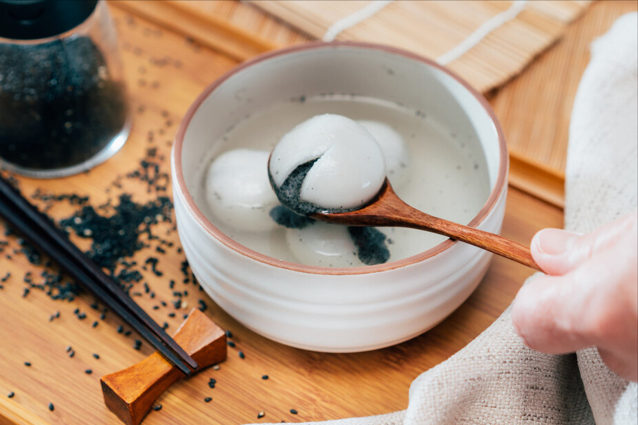 黑芝麻汤圆里面有猪油吗，黑芝麻汤圆馅的做法-3