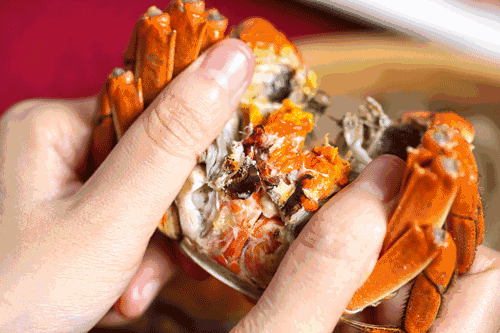 大闸蟹怎么弄好吃又简单（吃螃蟹最简单的方法）-2