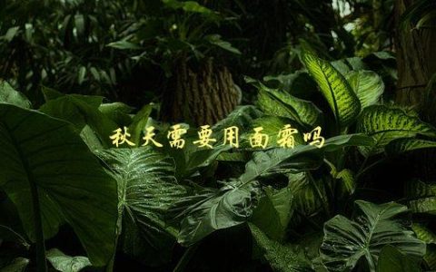 秋天需要用面霜吗？，专家告诉你正确的保湿方式