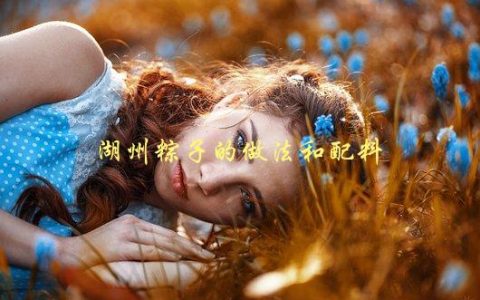 湖州粽子的做法和配料，详细步骤和口感介绍