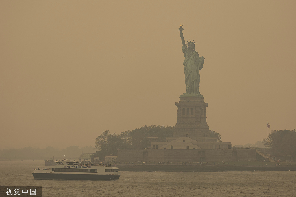 纽约成了“火星”?“橙色烟雾”何时散去？